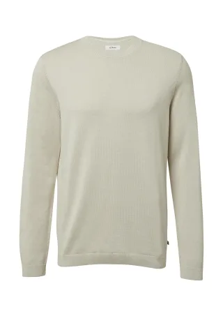 s.Oliver - Strickpullover weiß/creme - Gr. - M