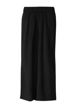 s.Oliver Red Label - Culotte in Loose Fit mit elastischem Bund schwarz - Gr. - 42