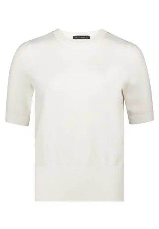 Betty Barclay - Basic-Pullover weiß - Gr. - 48