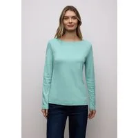 STREET ONE Langarmshirt mit U-Boot-Ausschnitt