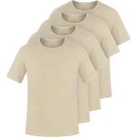 normani Kurzarmshirt 4er Set Herren T-Shirts aus Bio-Baumwolle Nyons (4er-Pack) Basic Shirt für Männer GOTS-zertifiziert