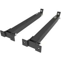 NuaSol Solarmodul-Halterung verstellbar Neigungswinkel 15° - 60° siber / schwarz, (Set)