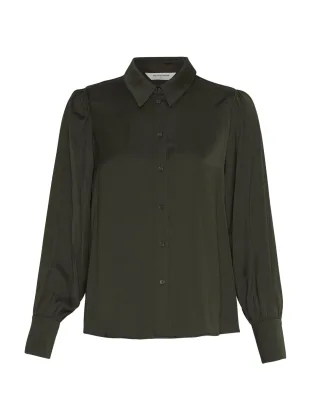 msch copenhagen - MSCHViloah Maluca Shirt Forest Night - Gr. - S