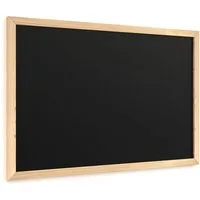 ALLboards Wandtafel Schwarze Kreidetafel, ECO-Holzrahmen