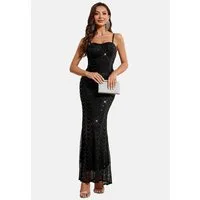 Moda Minx Jerseykleid Kaz Long Dress mit langem Schnitt