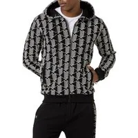 RedBridge Kapuzensweatjacke Sweater mit Kapuze 3D Allover-Print