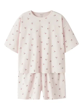 NAME IT - NKFNIGHTSET BOXY CHERRY NOOS Mauve Morn - Gr. - 140