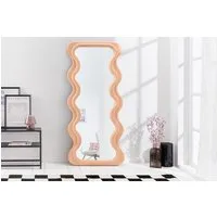 riess-ambiente Wandspiegel CURVY 160cm apricot (Einzelartikel, 1-St), Flur · Kunststoff · Rahmen · Wellen · Ganzkörper · Groß · Modern