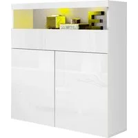 OTTO home Highboard Schrank, Hochschrank, Hochkommode, mit 2 Türen und 1 Schubkasten, Breite 100 cm, ohne Beleuchtung