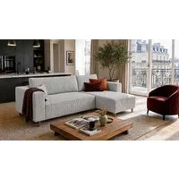 MARPUR Ecksofa RIO, Cordstoff, Bettfunktion und Bettkasten