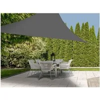 HAC24 Sonnensegel Sonnenschutz Wasserabweisend Dunkelgrau Polyester, (1-tlg), 3x3x3m, Dreieck