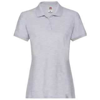 Fruit of the Loom - "Premium" Poloshirt für Damen (Grau)