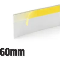 DQ-PP Sockelleiste DQ-PP FENSTERLEISTE, 5m, 1,5mm, 30-70mm, Abschlussleisten, Flachleisten, 30mm, 40mm, 50mm, 60mm, 70mm, Stärke 1,5mm, Weiss