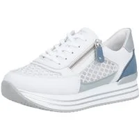 Remonte Plateausneaker, Freiezitschuh, Halbschuh, Schnürschuh, vegan, Kontrastbesatz