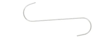 KS Tools Tür-Öffnungsdraht, Doppel-Kurve - 150.1619