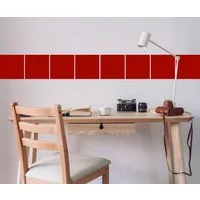 queence Fliesenaufkleber Unifarben (Set), Stickerfliesen, selbstklebend, Sticker, 12er Set