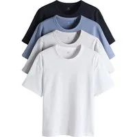 The Set T-Shirt Schwere Jersey-T-Shirts, 4er Pack (4-tlg)