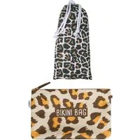 Capelli New York Strandtuch, Frotteevelours (1-St), schnell trocknend, Inklusive praktischem Bikini-Bag