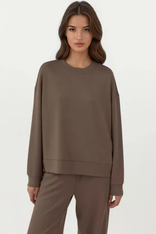 Modal Touch Basic Sweatshirt