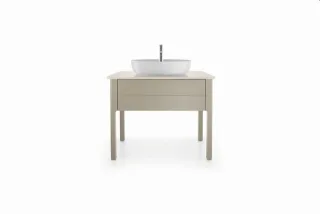 Duravit Luv Konsolenwaschtischunterbau bodenstehend Taupe Seidenmatt 938x570x743 mm - LU956406060 LU956406060