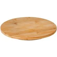KESPER® Servierbrett Dreh- und Servierplatte, Bambus, FSC, Bambus, (1-St), zum Drehen