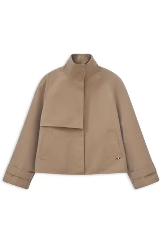 bugatti - Damen Jacke Popeline cognac - Gr. - 44