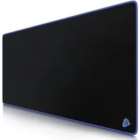 Titanwolf Gaming Mauspad XXL Speed Mousepad 900 x 400 x 3 mm, große Tischunterlage, rutschfest, abwaschbar, Geschwindigkeit & Präzision, Kopf blau