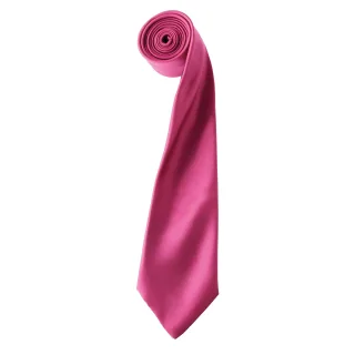 Premier Herren-Krawatte aus Satin (schmale Klinge) (Hot Pink)