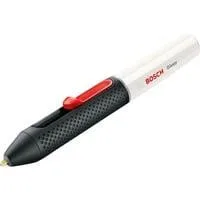 Akku-Heißklebestift Gluey Pen, Marshmallow, Heißklebepistole weiß/schwarz, inkl. 20 Klebesticks