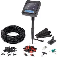 esotec Bewässerungssystem Solar Tröpfchenbewässerung Waterdrops 20 einstellbare Tropfer 101129, (Komplettset), sehr kompakt