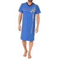 Normann Pyjama Normann Herren kurzarm Nachthemd - auch in Übergröße