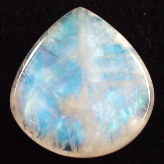 40,17 ct Mondstein mit  Blautönen - Blauer Heilstein mit Zertifikat