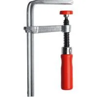 Ganzstahl-Tischzwinge GTR12 silber/rot, 120 / 60, für Führungsschienen