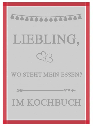 Geschirrtuch KOCHBUCH