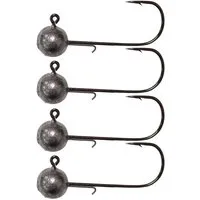Pamchion Jighaken Pamchion Jigköpfe Rund mit Köderhalter 4er Pack Jighaken Jighead, (4-St)