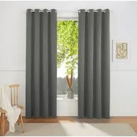 OTTO home Vorhang SOLA (1 St), Ösen, verdunkelnd, Polyester, blickdicht, Ösen-Aufhängung, wärmeabweisend, 1er oder 2er Set