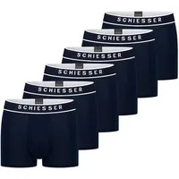 Schiesser Retro Boxer 6er Pack - 95/5 - Organic Cotton (Spar-Set, 6-St) Retro Short / Pant - Baumwolle - ohne Eingriff