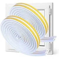 VABIONO Dichtungsband Fensterdichtung Zugluftdichtung Wärmedämmung Türdichtung 10/15/20/30m, (SELBSTKLEBEND, PREMIUM QUALITÄT), KOSTENLOSER VERSAND