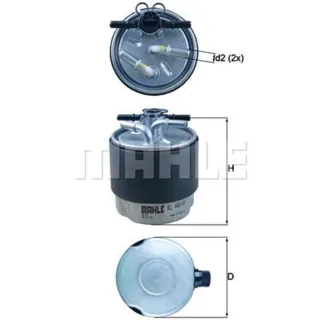 Mahle Kraftstofffilter Nissan Murano Qashqai X-Trail