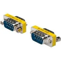 Mini Gender-Changer / 9-pin, Adapter DSUB9 Stecker auf DSUB9 Stecker