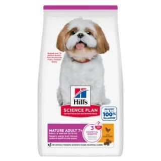 Hill's Science Plan Trockenfutter Hund, Small & Mini Mature Adult, mit Huhn 2x6 kg