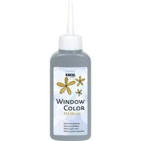 Kreul Bastelfarbe Kreul Window Color silber 80 ml