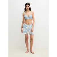 Marc O'Polo Schlafshorts Mix N Match Cotton mit floralem Print, Gummizug