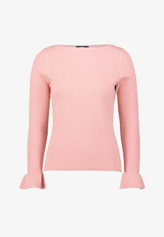 zero - Pullover mit Volants am Ärmel bridal rose - Gr. - 34