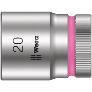 Wera 8790 HMC Zyklop-Steckschlüsseleinsatz mit 1/2"-Antrieb, metrisch Leuchtpink - 05003611001