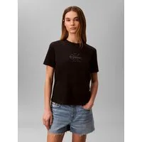 Calvin Klein Jeans T-Shirt CLASIC MONOLOGO TEE Regular fit mit Rundhalsausschnitt