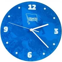 Hertha BSC Berlin Wanduhr Hertha BSC Wanduhr Glas rund