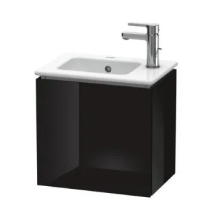 Duravit L-Cube Waschtischunterbau wandhängend Schwarz Hochglanz 420x294x400 mm - LC6272R4040 LC6272R4040