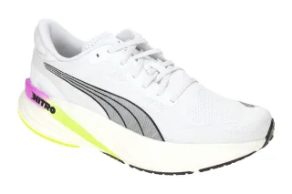 Puma Magnify Nitro 2 Herrenschuhe Wei?/Magenta/Gelb | Leicht mit Puma Grip