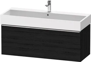 Duravit D-Neo Waschtischunterbau wandhängend Eiche Schwarz Matt 1184x442x440 mm - DE4275010160000 DE4275010160000